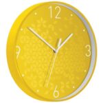 LEITZ Horloge Murale - jaune - WOW