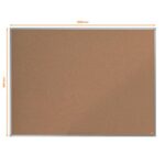 NOBO Tableau d'affichage en liège Essence 1200x900 mm - 1903961 – Image 2