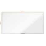 NOBO Tableau blanc en acier laqué Essence magnétique 2400x1200 mm - Blanc - 1905214 – Image 4