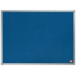 NOBO Tableau d'affichage en feutre Essence 600x450 mm - bleu - 1915201