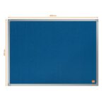 NOBO Tableau d'affichage en feutre Essence 600x450 mm - bleu - 1915201 – Image 2