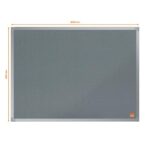 NOBO Tableau d'affichage en feutre Essence 600x450 mm - gris - 1915204 – Image 2