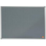 NOBO Tableau d'affichage en feutre Essence 900x600 mm - gris - 1915205