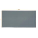 NOBO Tableau d'affichage en feutre Essence 2400x1200 mm - Gris - 1915441 – Image 2