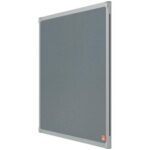 NOBO Tableau d'affichage en feutre Essence 2400x1200 mm - Gris - 1915441 – Image 3