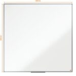NOBO Tableau blanc en acier laqué Essence magnétique 1200x1200 mm - Blanc - 1915449 – Image 4