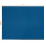 NOBO Tableau d'affichage en feutre Essence 1500x1200 mm - Bleu - 1915456 – Image 2