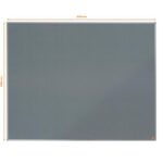 NOBO Tableau d'affichage en feutre Essence 1500x1200 mm - Gris - 1915458 – Image 2
