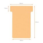 NOBO Etui de 100 Fiches T Indice 2 - Beige - 2002011 – Image 2