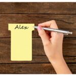 NOBO Etui de 100 Fiches T Indice 2 - Jaune - 2202004 – Image 4