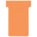 NOBO Etui de 100 Fiches T Indice 2 - Orange - 2202009