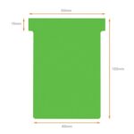 NOBO Etui de 100 Fiches T Indice 3 - Vert - 2203005 – Image 2