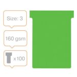 NOBO Etui de 100 Fiches T Indice 3 - Vert - 2203005 – Image 3