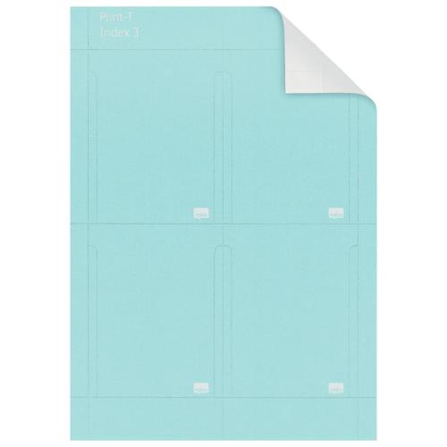 448413_d1-1.jpg NOBO Pack de 80 fiches T imprimables Indice 3 - Bleu - 2403006 – Image 1