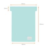 NOBO Pack de 80 fiches T imprimables Indice 3 - Bleu - 2403006 – Image 3