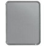 NOBO Tableau Slimline gris - 360 x 280 mm - QB05442CD