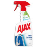 AJAX Spray 500 ml Nettoyant Détartrant anticalcaire, désodorise et respecte les surfaces, base végétal.