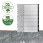 LEITZ Intercalaires 20 onglets alphabétiques A-Z Leitz Recycle,A4XL,plastique 90% recyclé/100% recyclable – Image 2