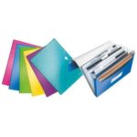 LEITZ Trieur à rabat WOW extensible en polypropylène 11 positions. Coloris Assortis