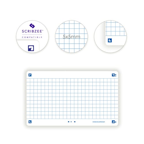 449431_d1.jpg OXFORD Sachet de 32 fiches BRISTOL FLASH OXFORD 2.0 non perforées 75x125mm 250g 5x5 Blanc – Image 1