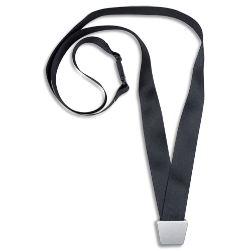 449485_d1.jpg AVERY Boîte de 10 tours de cou recyclés avec clip No-TwistTM. Dimensions L44 x l2 cm. Coloris Noir – Image 1