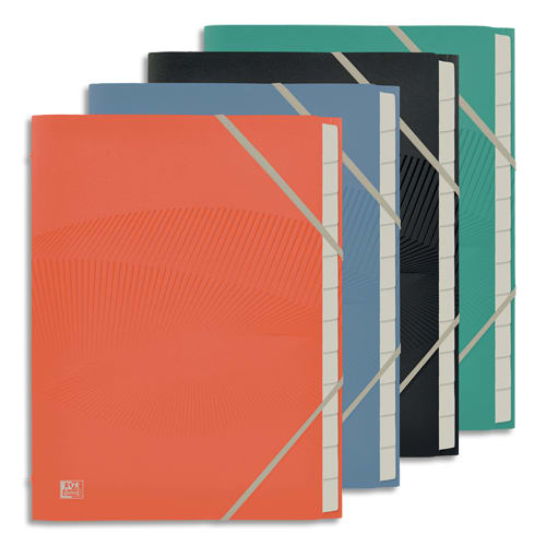 449543_d1.jpg OXFORD Trieur OSMOSE RECYCLE 12 positions polypropylène 5/10e. Fermeture par élastique. Coloris assortis – Image 1