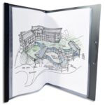 OXFORD Protège-documents OSMOSE A3 PP 20 vues 10 pochettes. Coloris Noir