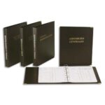 EXACOMPTA Classeur Conseil Administration.Coloris noir.Format 32x26cm. Livré avec 1 recharge 100 feuilles