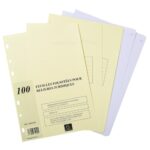 EXACOMPTA Recharge universelle 100 feuilles foliotées. Format 21x29,7cm – Image 3