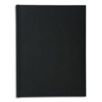 EXACOMPTA Registre folioté format 29,7x21cm 200 pages 90g quadrillées 5x5. Toilé. Coloris noir