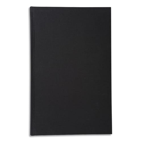 450354_d1-1.jpg EXACOMPTA Registre folioté format 22,5x34cm 200 pages 90g quadrillées 5x5. Toilé. Coloris noir – Image 1