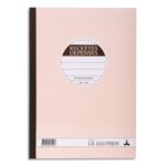 LE DAUPHIN Carnet recette/dépense 21x29,7cm autocopiant texté 50 feuillets numérotés dupli