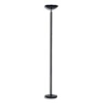 UNILUX Lampadaire LED Dely 2,0 noir. Variateur d'intensité sur le mât. 3100 k, vasque orientable