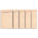 OXFORD Bloc agrafé en-tête TOUAREG 160 pages format A5. Couverture kraft brun recyclée