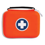 LABORATOIRES ESCULAPE Trousse de premiers secours SaveBox Mini deux compartiments poignée velcro réglable