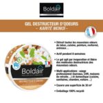 BOLDAIR Pot 300g Gel destructeur d'odeurs parfum Karité Monoï – Image 2