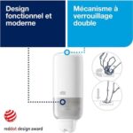 TORK Distributeur de savon liquide S1 en abs - Dimensions : L11,2 x H29,1 x P11,4 cm Blanc – Image 2