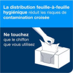 TORK Boîte distributrice 210 Chiffons de nettoyage Industriel enchevêtrés Gris - Format : 41,5 x 35,5 cm – Image 3