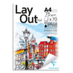 CLAIREFONTAINE Bloc Collé Layout A4 70F 70g