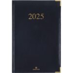 OBERTHUR Semainier KIEV 25,Janvier à Décembre, format 17x24,5cm, couverture rigide Marine