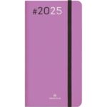 OBERTHUR Semainier FLEX16 poche, 1 sem sur 2/P, format 9,5x17,5cm, couv.imprimée 2 couleurs Lilas