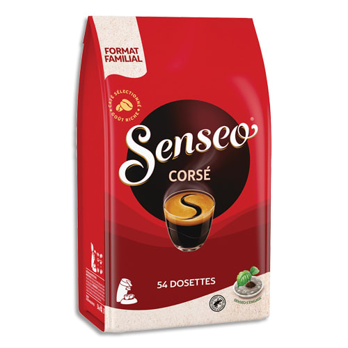 457811_d1-1.jpg SENSEO Paquet de 54 dosettes de café moulu Corsé fort et intense – Image 1
