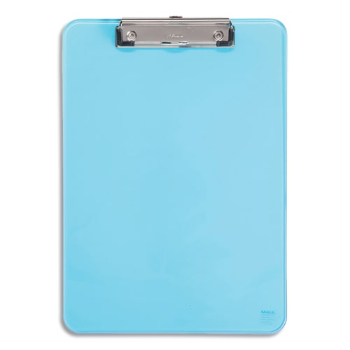 457897_d1.jpg MAUL Porte-bloc simple A4 en polypropylène avec pince métal. Coloris bleu – Image 1