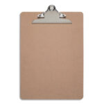 MAUL Porte-bloc simple A4 en isorel avec pince métal.