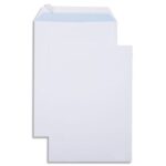GPV Boîte de 250 pochettes vélin Blanc 90g C4 229x324mm auto-adhésives