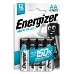 ENERGIZER Blister de 4 piles Max Plus AA 7638900437300