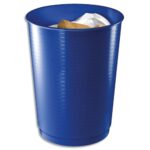 CEP Corbeille à papier Maxi 133 40 litres, en polypropylène. Dimensions (Ø x h) : 38 x 49,5 cm. Bleu