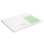 DURABLE Sous-main en polypropylène - Antireflet et antidérapant - Dim (l x p) : 65 x 50 cm - Transparent