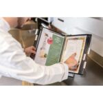 DJOIS BY TARIFOLD Kit pupitre antimicrobien Stérifold 10 poches format A4. Coloris noir 434157