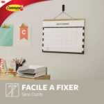 COMMAND Crochet simple adhésif 3M moyen en métal nickel noir - poids supporté 1,3kg - s'enlève sans trace – Image 4